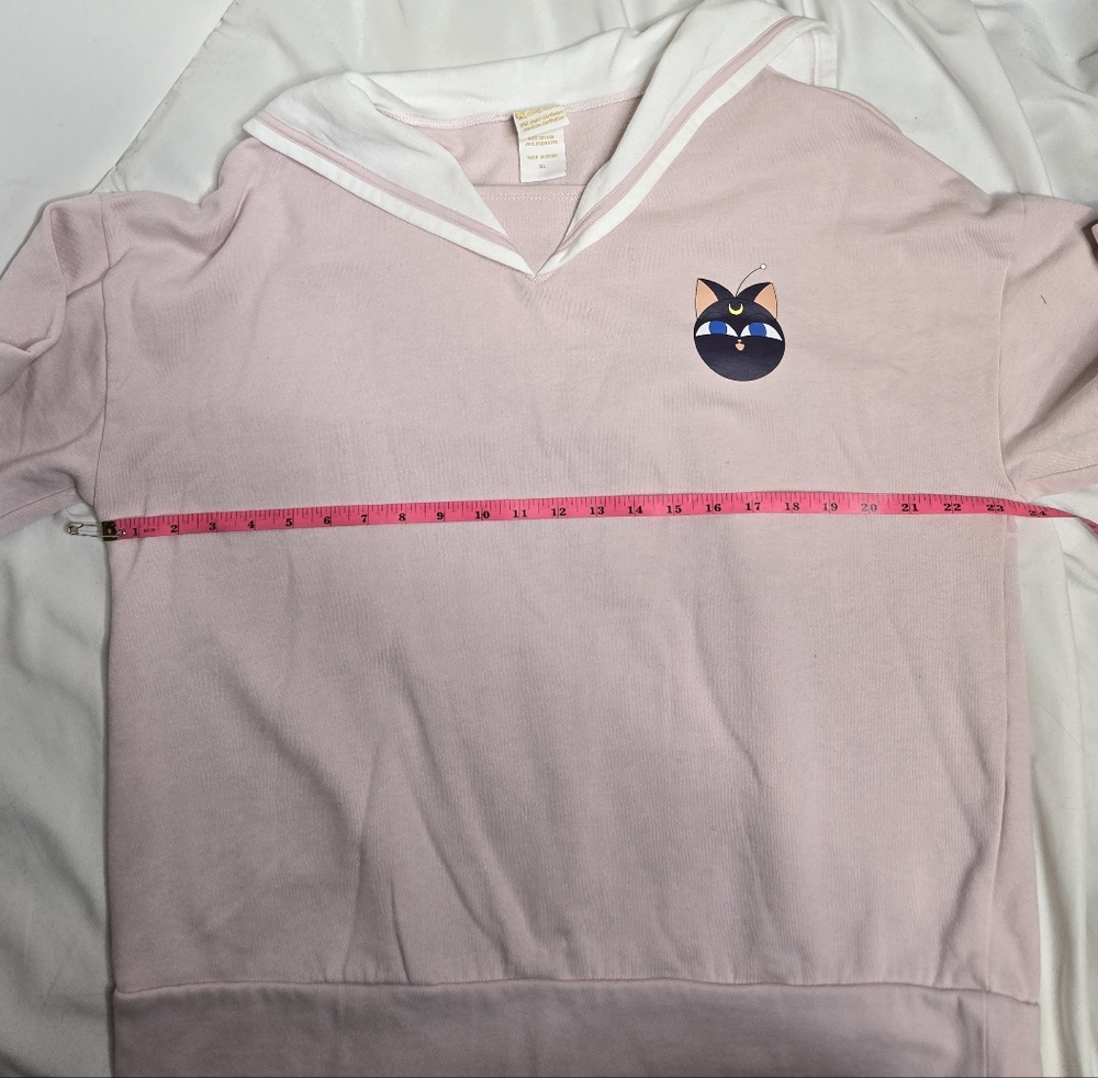 SAILOR MOON Her Universe Chibi-Usa schoolgirl‎ collar sweater sweatshirt XL - Picture 10 of 11
